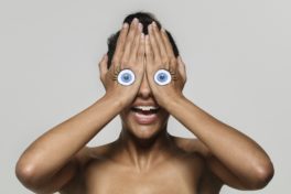 Augen Hand Gesicht