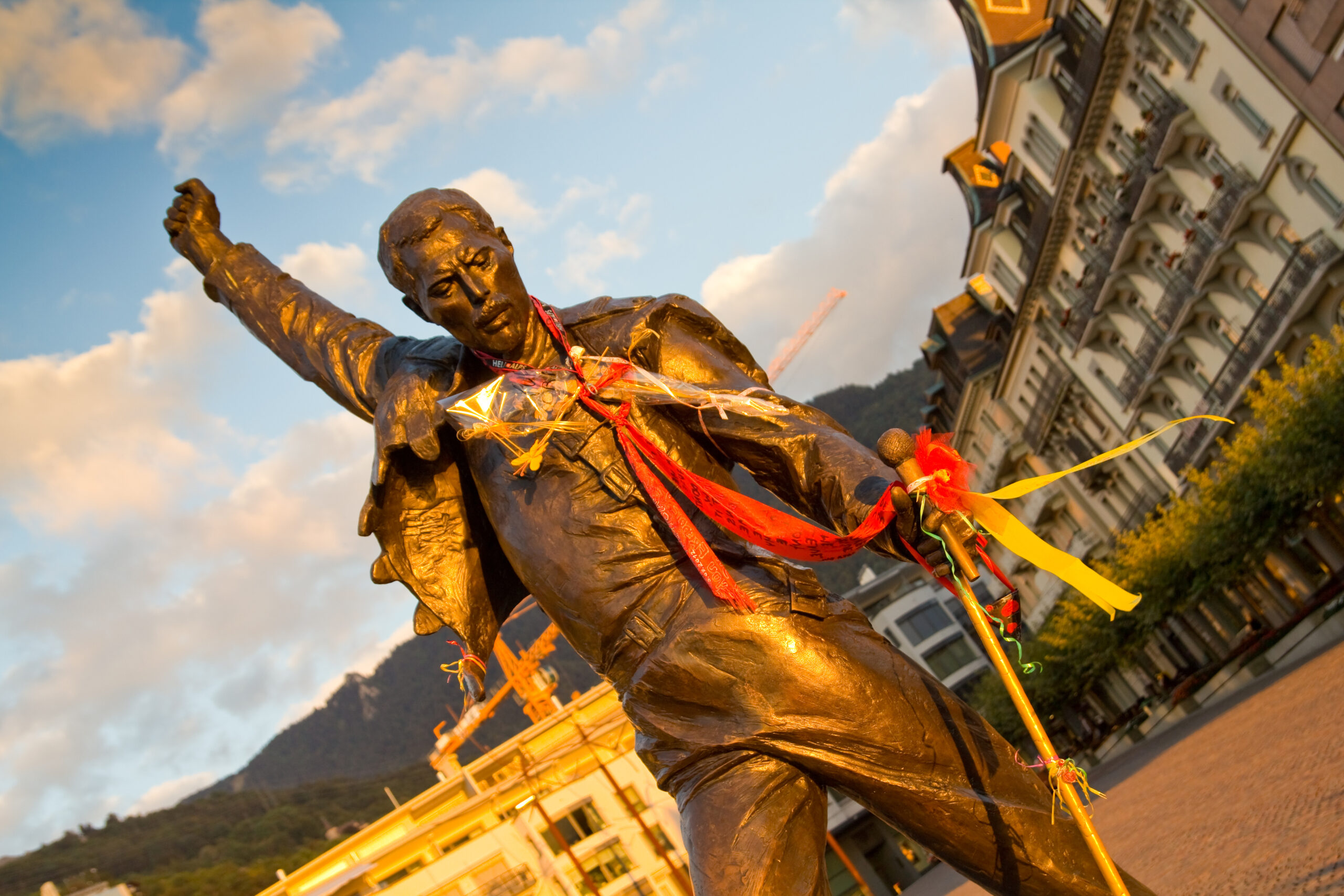 Statue von Freddie Mercury in Montreux